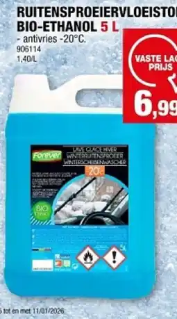 Hubo Ruitensproeiervloeistof Bio Ethanol aanbieding