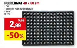 Hubo Rubbermat aanbieding