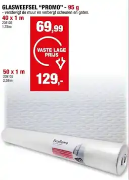 Hubo Glasweefsel Promo aanbieding