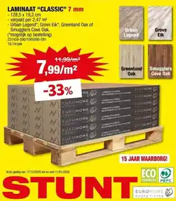 Hubo Laminaat Classic aanbieding