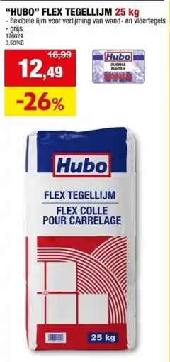 Hubo Hubo Flex Tegellijm aanbieding