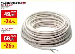 Hubo Voorbedrade Buis aanbieding