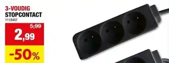 Hubo 3 Voudig Stopcontact aanbieding