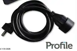 Hubo Verlengsnoer Zwart aanbieding