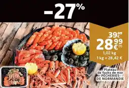 Cora Plateau De Fruits De Mer Pecheries De Normandie aanbieding