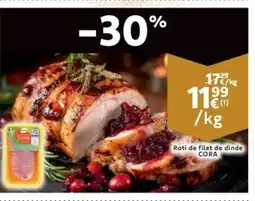 Cora Roti de filet de dinde Cora aanbieding