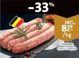 Cora Chipolatas porc et veau aanbieding