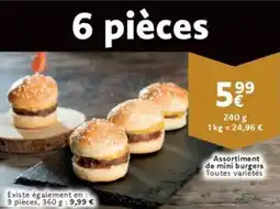 Cora Assortiment de mini burgers aanbieding
