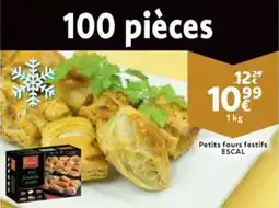 Cora Petits fours festifs Escal aanbieding