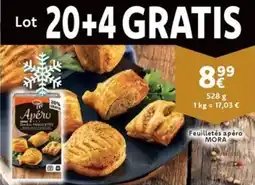 Cora Feuilletés apéro Mora aanbieding