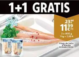 Cora Filets de colin d'Alaska Ocean Pride aanbieding