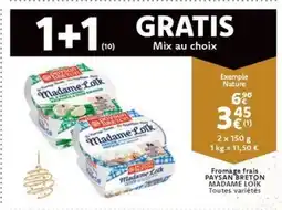 Cora Fromage Frais Paysan Breton Madame Loik aanbieding