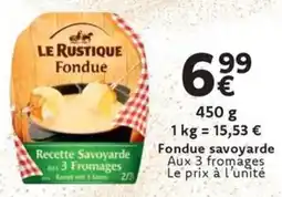 Cora Fondue Savoyarde aanbieding