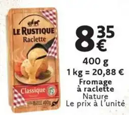 Cora Fromage à raclette aanbieding