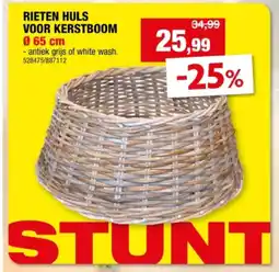 Hubo RIETEN HULS VOOR KERSTBOOM 0 65 cm aanbieding