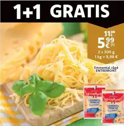 Cora Emmental Râpé Entremont aanbieding