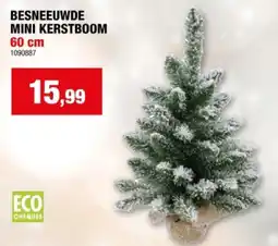 Hubo BESNEEUWDE MINI KERSTBOOM 60 cm aanbieding