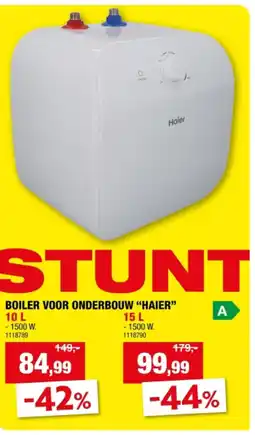 Hubo OILER VOOR ONDERBOUW HAIER 10 L aanbieding
