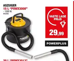 Hubo ASZUIGER 15 L POWX3000 aanbieding
