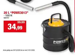Hubo ASZUIGER 20 L POWX3013 -1600 W aanbieding