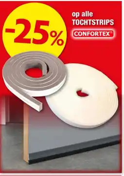 Hubo op alle TOCHTSTRIPS aanbieding