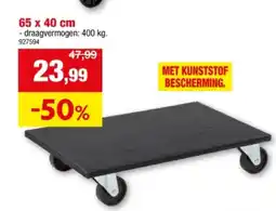 Hubo VERHUISPLAAT 65 x 40 cm aanbieding