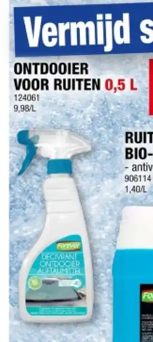 Hubo ONTDOOIER VOOR RUITEN 0,5 L aanbieding