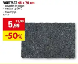 Hubo VOETMAT 45 x 70 cm aanbieding