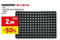 Hubo RUBBERMAT 40 x 60 cm aanbieding