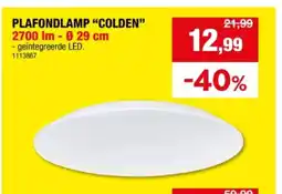 Hubo PLAFONDLAMP “COLDEN 2700 Im - 0 29 cm aanbieding