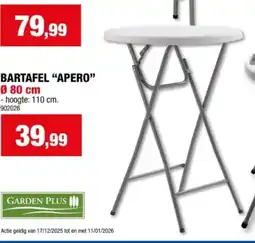 Hubo BARTAFEL “APERO 080 cm aanbieding