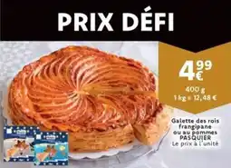 Cora Galette des rois frangipane ou au pommes Pasquier aanbieding