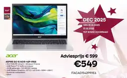 CompuDeals Acer Aspire Go 15 AG15-42P-R1E6 aanbieding