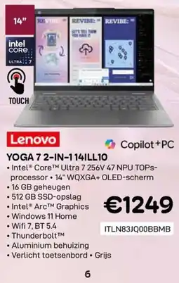 CompuDeals Lenovo Yoga 7 2-in-1 14ILL10 aanbieding