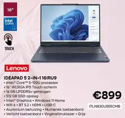 CompuDeals Lenovo Ideapa 5 2-in-1 116IRU9 aanbieding