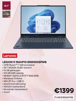 CompuDeals Lenovo Legion 5 15AHP10 83M0006PMB aanbieding