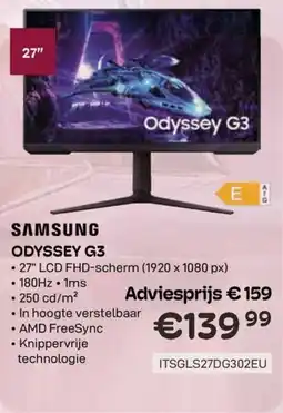 CompuDeals Samsung Odyssey G3 aanbieding