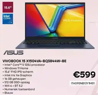 ASUS Vivobook 15 X1504VA-BQ3844W-BE
