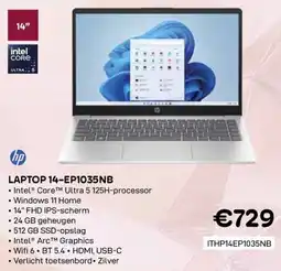 CompuDeals hp Laptop 14-EP1035NB aanbieding