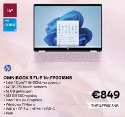 CompuDeals hp Omnibook 5 Flip 14-FP0018NB aanbieding