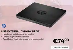 CompuDeals hp USB External DVD-RW Drive aanbieding