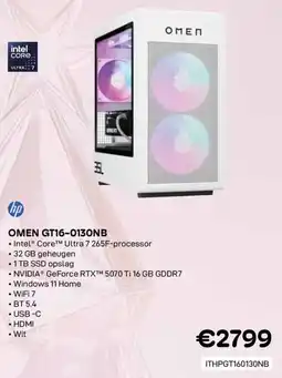 CompuDeals hp Omen GT16-0130NB aanbieding
