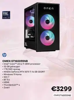 CompuDeals hp Omen GT160055NB aanbieding