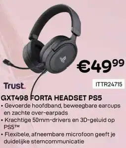 CompuDeals Trust GXT498 forta headset PS5 aanbieding