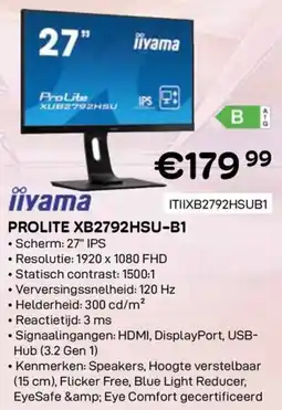 CompuDeals iiyama Prolite XB2792HSU-B1 aanbieding