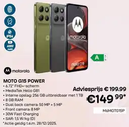 CompuDeals Motorola Moto G15 Power aanbieding