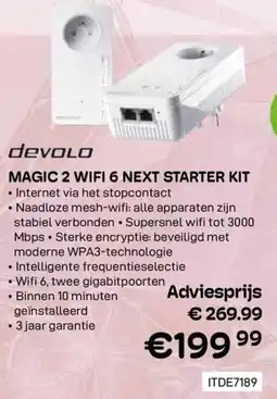 CompuDeals Devolo magic 2 wifi 6 next starter kit aanbieding