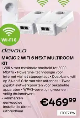 CompuDeals Devolo magic 2 wifi 6 next multiroom kit aanbieding