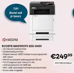 CompuDeals Kyocera ecosys MA2101CFX 220-240V aanbieding