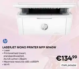 CompuDeals hp Laserjet mono printer MFP M140W aanbieding
